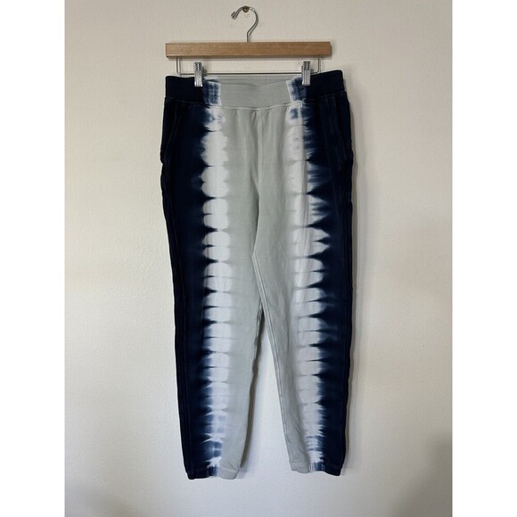 $118 Lululemon LA Extreme Low Rise Jogger Blue White Tie Dye Size 8